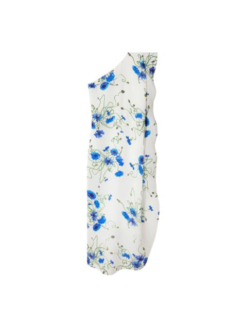 Hammered Silk Cocktail Dress