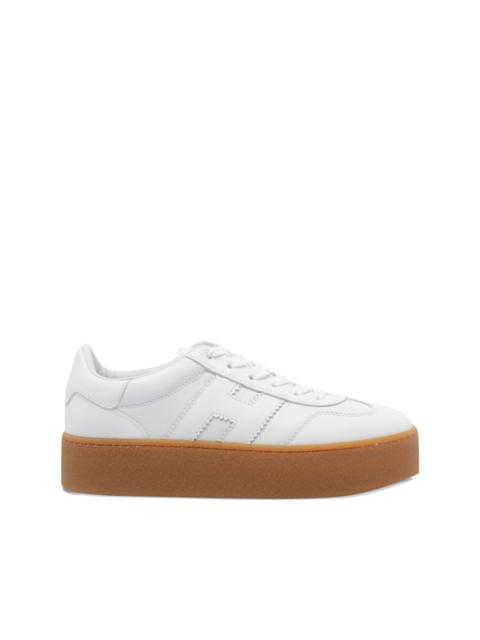 leather sneakers