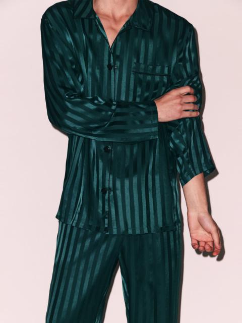 Silk Jacquard PJ Top