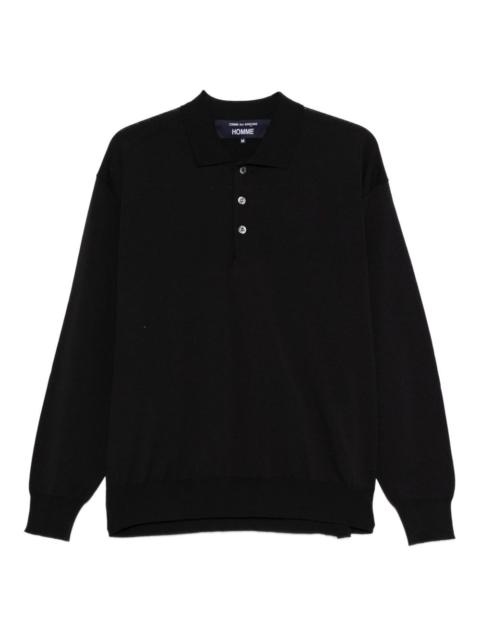 long-sleeved polo shirt