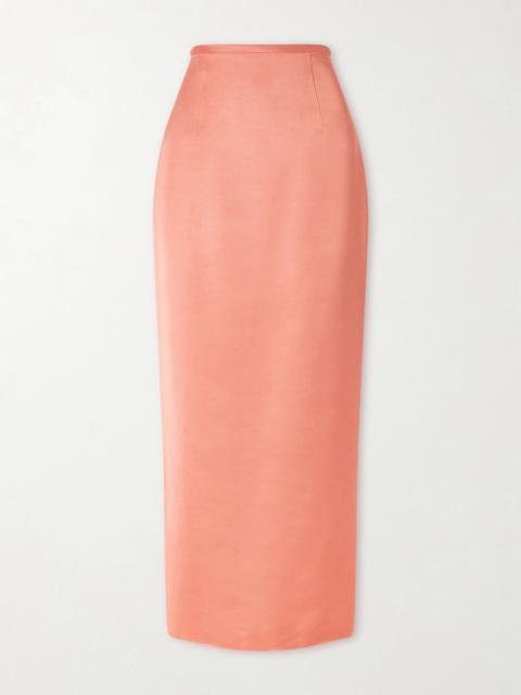 Winton Satin Midi Skirt