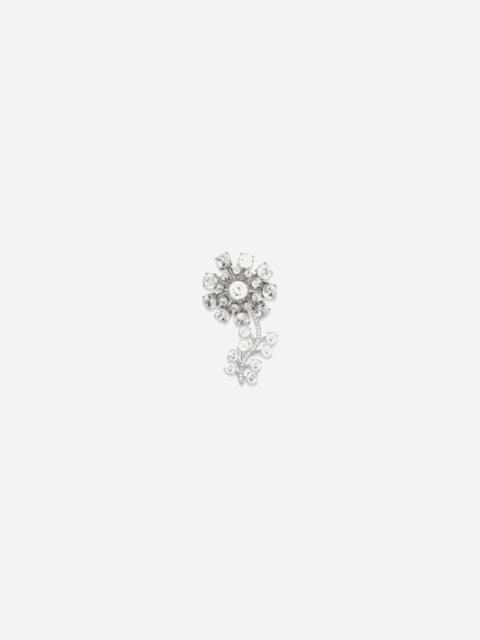 Crystal Flower Brooch