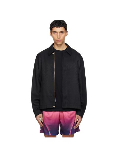 Black Monogram Sports Jacket