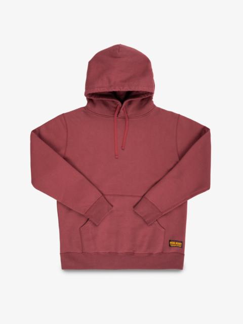 14OZ ULTRA HEAVYWEIGHT LOOPWHEEL COTTON HOODIE - BURGUNDY