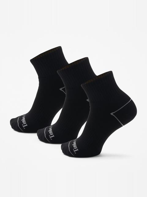 Bowden 3-Pack Full Cushion Quarter Sock