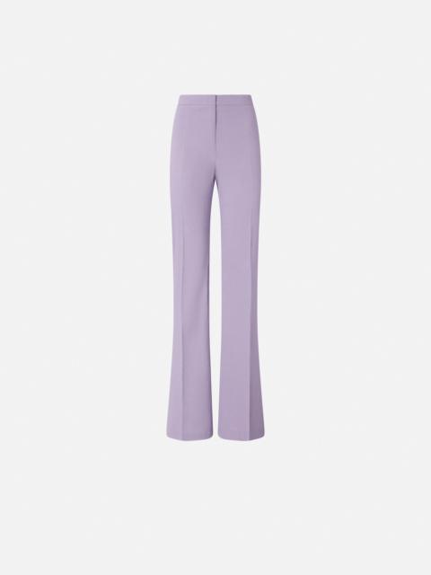ELEGANT FLARED LINEN TROUSERS