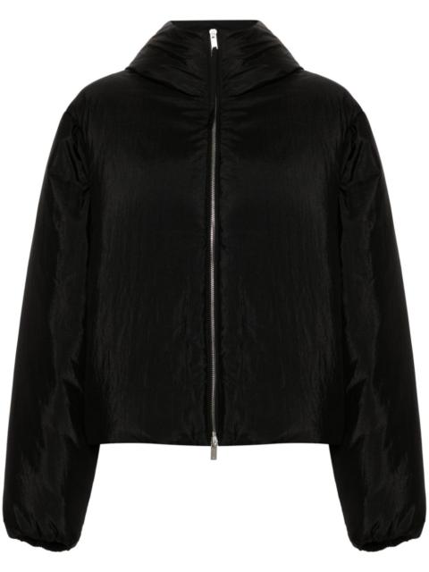 hooded puffer jacket