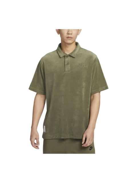 Nike Sportswear Logo Polo Shirt 'Green' FN0465-222