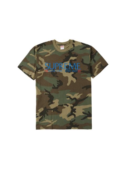 Supreme Nuova York Tee Woodland Camo