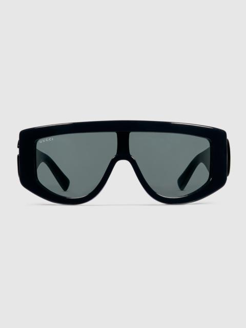 Rectangular frame sunglasses