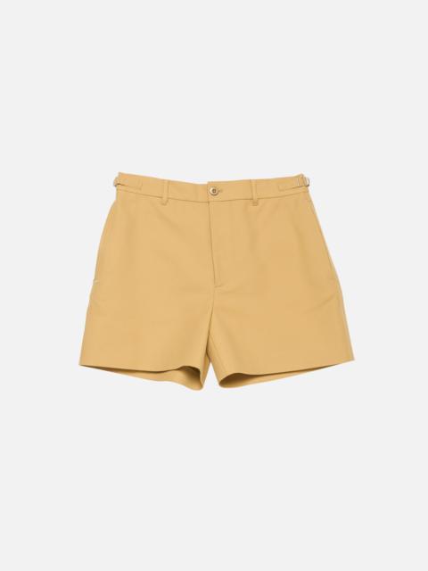 Satin shorts - Sand beige
