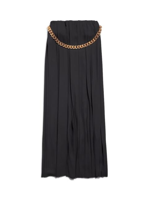 Women's Pleated Skirt in Black