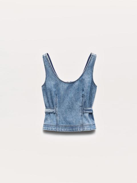Ultra Featherweight Estelle Denim Top
Ultra Featherweight Denim