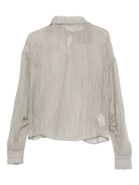 Delfi ruffled blouse