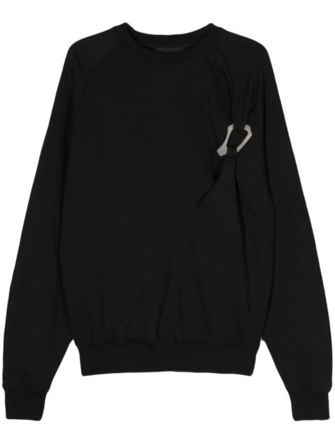 Carabiner cotton sweatshirt