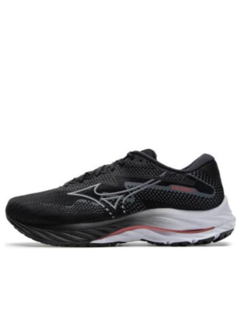 Mizuno Wave Rider 27 Sneakers 'Black Grey Red' J1GC230352