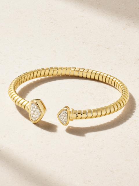 Trisolina Small 18-karat Gold Diamond Bracelet