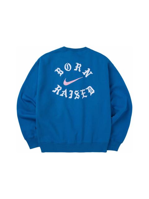 Nike SB Born X Raised Crewneck Sweatshirt Blue