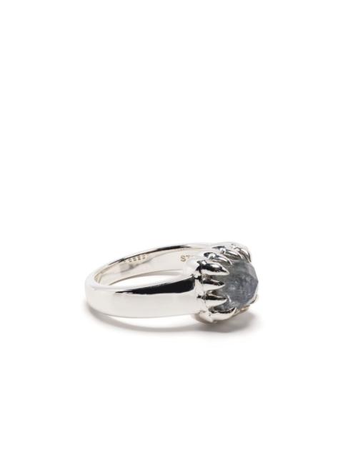 Baby Clawn moon stone ring