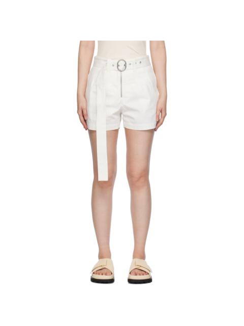 White Tailored Shorts