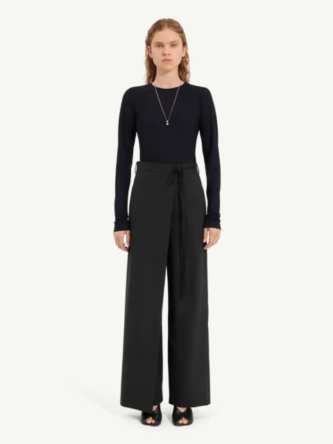 Wool-blend trousers