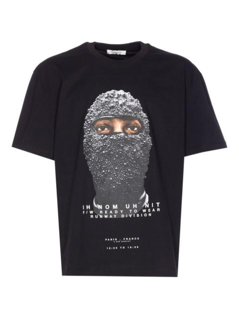mask-print T-shirt