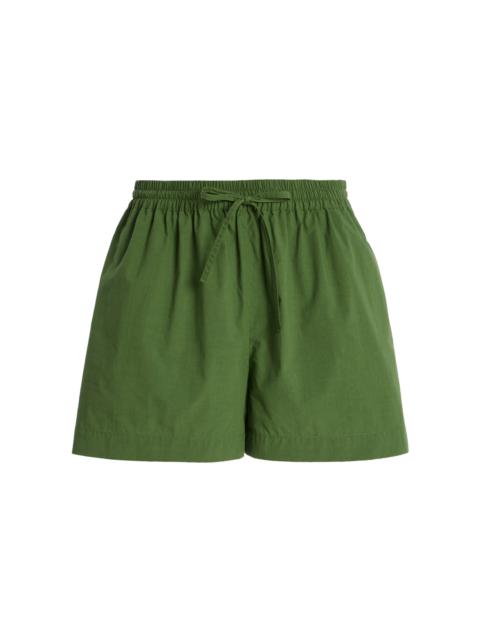 Relaxed Organic Cotton Shorts green