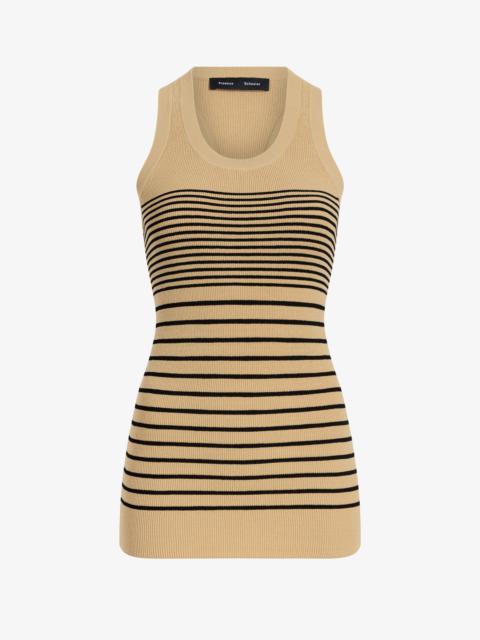 Roberts Top in Matte Viscose Rib