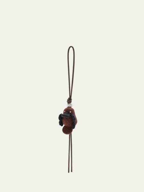 Platypus Wool Felt Bag Charm