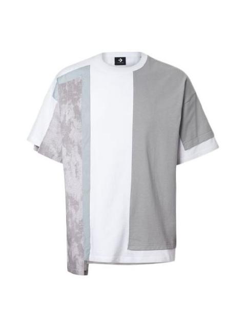 Men's Converse x FCW Crossover Contrasting Colors Short Sleeve White 10020827-102