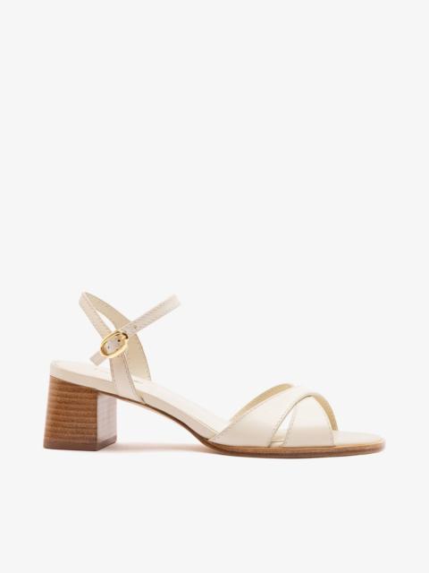 Roma Sandal Ivory Leather