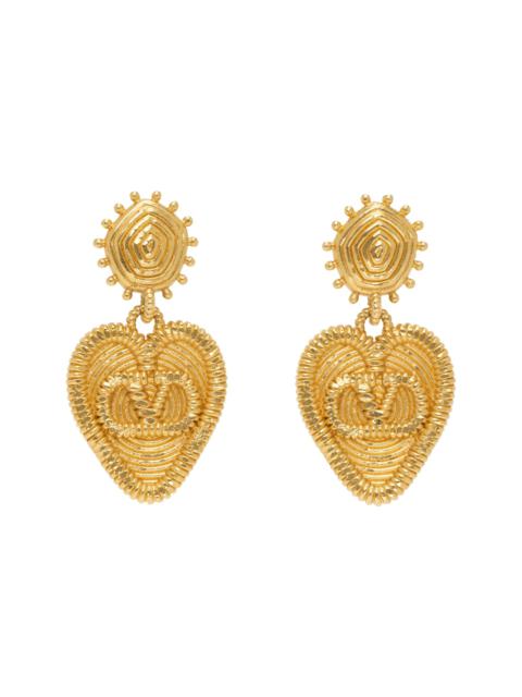 Fil Perdu Metal Earrings