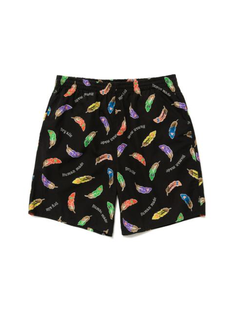 Human Made Feather Shorts Black