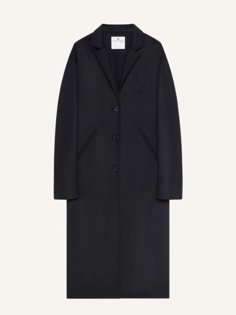 LONG DOUBLE FACE COCOON COAT