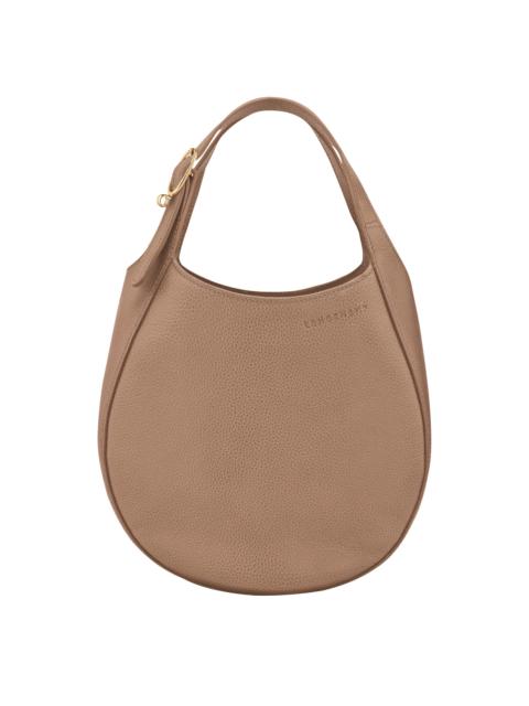 Le Foulonné S Handbag Biscuit - Leather