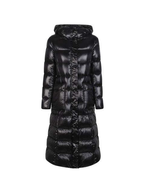 hooded puffer coat