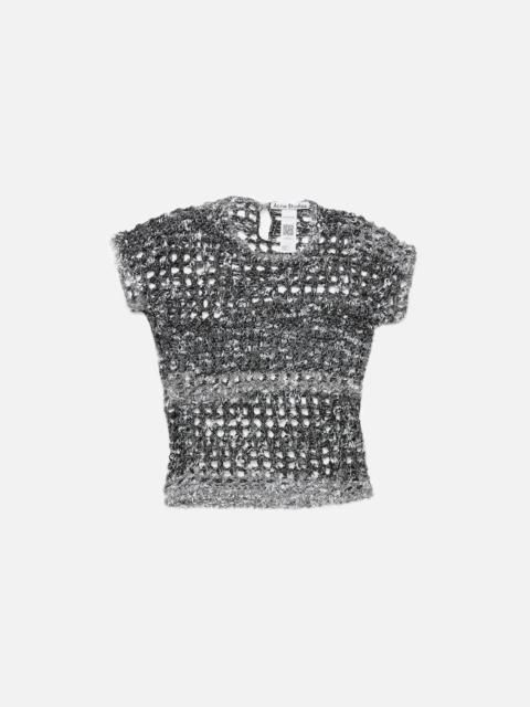 Crochet t-shirt - Black