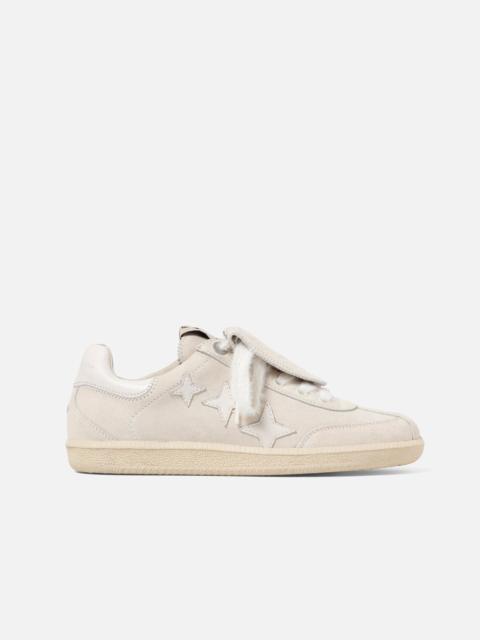 Plus Duke Off-White Suede Sneaker - Women's