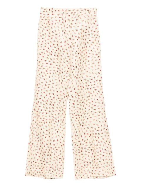 floral-print palazzo pants