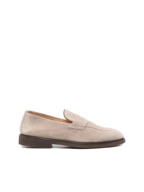 suede loafers