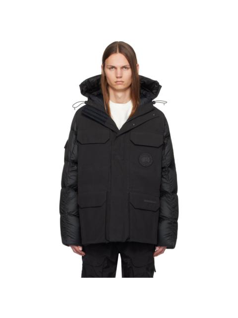 Black 'Paradigm' 'Black Label' Expedition Down Coat