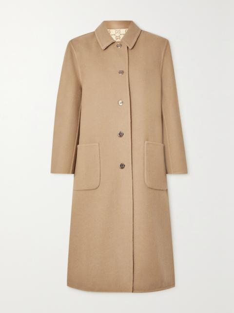 Love Parade Reversible Wool And Silk-blend Coat