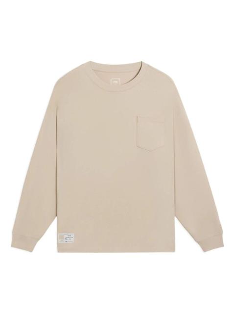 Li-Ning Chinese Color Pocket Long Sleeve T-shirt 'Light Brown' AHSS751-5