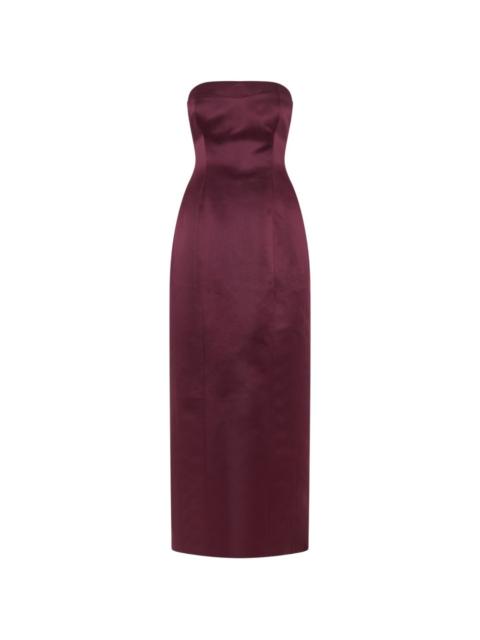 Kasia strapless midi dress