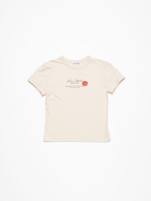 Logo t-shirt - Pearl grey