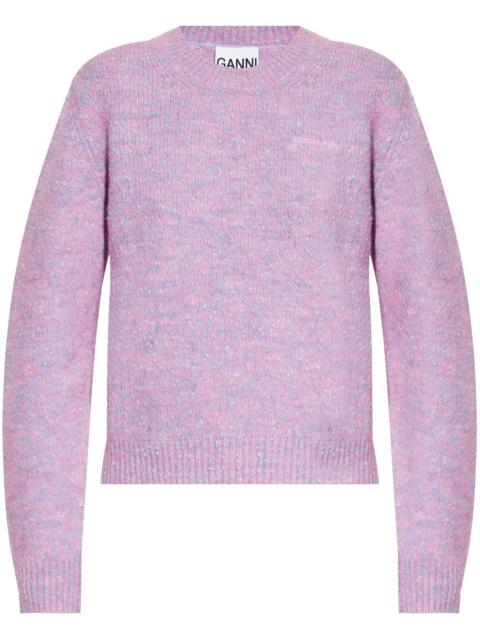 mélange effect jumper