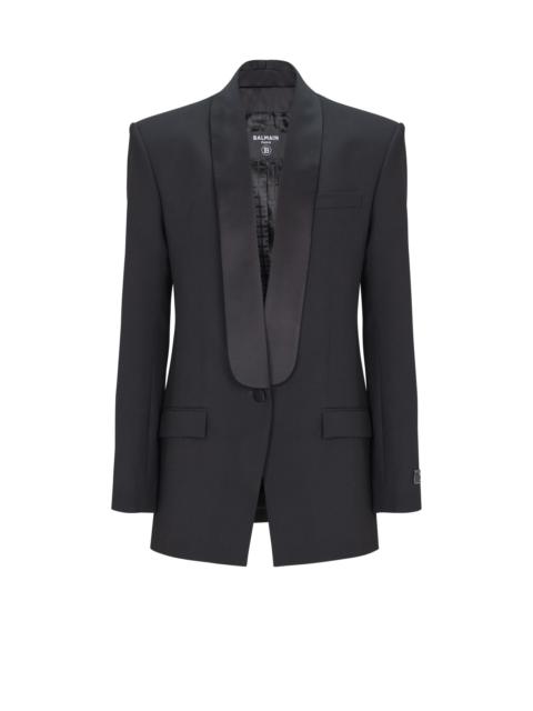 Wool tuxedo jacket