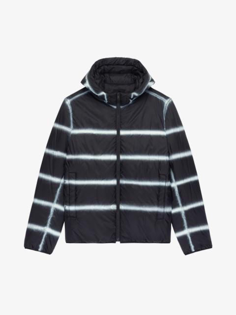 LIGHT PUFFER JACKET WITH GIVENCHY TAG EFFECT WEBBING