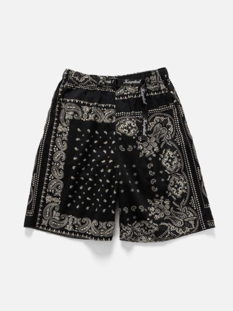 Combed Burberry RAT BRAND Bandana Patchwork EASY Short Pants Black