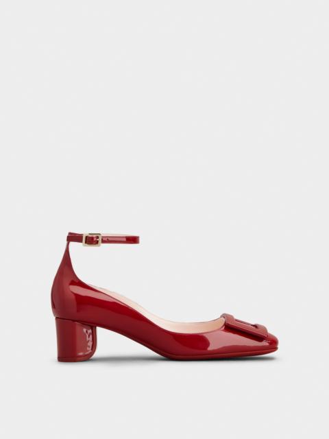 Ankle Strap Pumps in patent leather